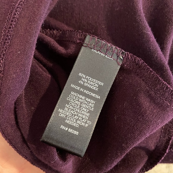 NWT Express Dress with sleeves L Dark Purple - Picture 5 of 5